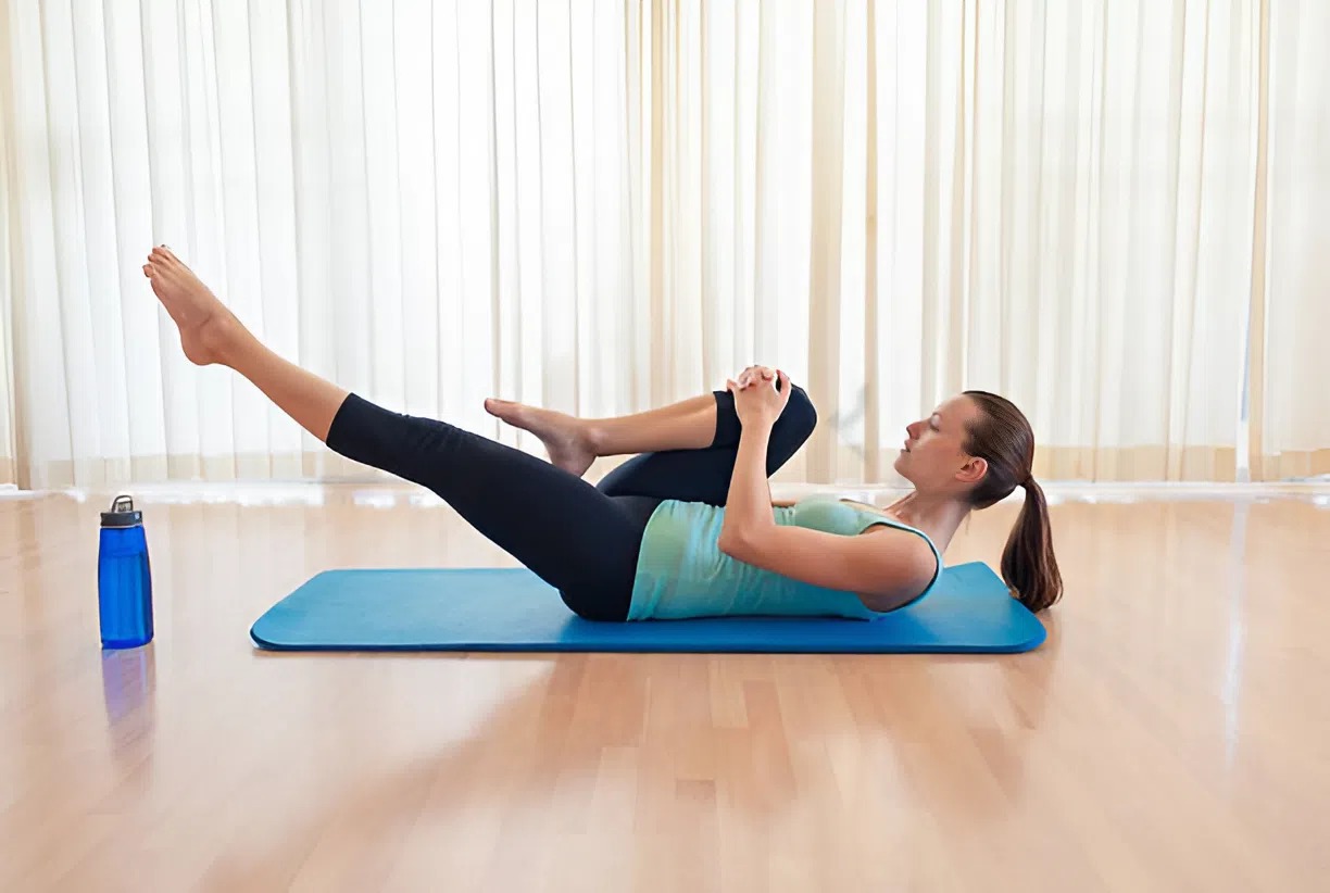 Bài tập Single Leg Stretch