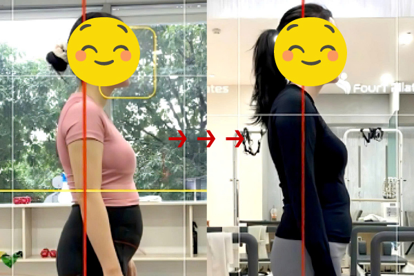 Câu chuyện chỉnh dáng của Chị Hương tại FourT Pilates