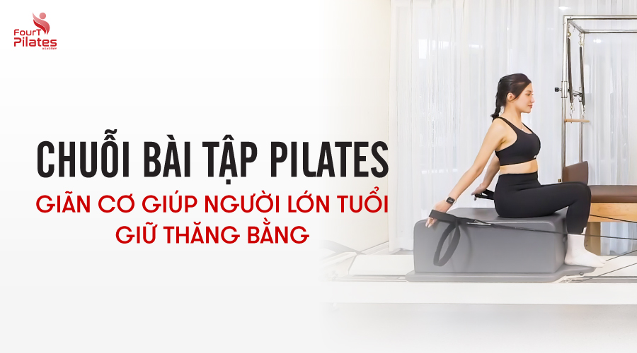 Chuỗi bài tập Pilates giãn cơ giúp người lớn tuổi giữ thăng bằng 